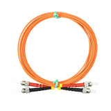 2M ST to ST Fiber Optic Patch Cable Multimode OM1 Duplex 62.5/125µm Op