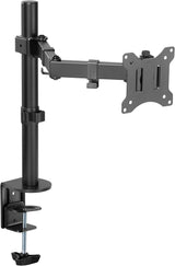 Amer Support de monture de moniteur LCD simple Entièrement réglable/Inclinable/Articulé