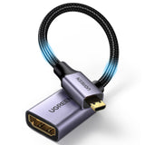 Adaptateur UGREEN Micro HDMI vers HDMI, Convertisseur HDMI vers Micro HDMI Mâle
