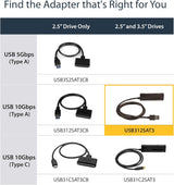 StarTech USB 3.1 Cable Style Adapter for 2.5in/3.5in SATA Drives