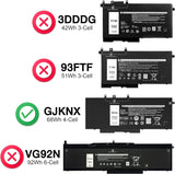 68WH GJKNX Battery Replacement for Dell Latitude 5480 5580 5280 5288 5