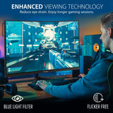 Écran de jeu ergonomique ViewSonic 34 POUCES 1 ms 165 Hz avec Freesync PREMIUM, résolution 3440 x 1440.