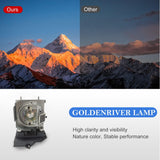 GOLDENRIVER NP20LP Projector Replacement Lamp with Housing Compatible