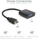 StarTech.com 1080p 60Hz HDMI to VGA High Speed Display Adapter - Activ