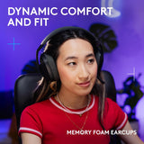 Logitech G321 Lightspeed Wireless Bluetooth Gaming Headset, Dynamic Co