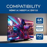 Extension HDMI 4K OREI sur Ethernet via CAT5/CAT6/CAT7, avec IR Jusqu'à