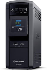 CyberPower CP1000PFCLCD PFC Sinewave UPS System, 1000VA/600W, 10 Outle