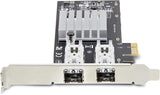 StarTech.com 2-Port GbE SFP Network Card, PCIe 2.0 x1, Intel I350-AM2