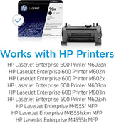 HP 90A (CE390A) Black Original LaserJet Toner Cartridge Regular