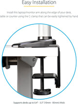 StarTech.com Desk Mount Laptop Arm, Articulating Arm for Laptop or Sin