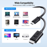 3FT USB C TO HDMI CABLE 4K 60HZ VIDEO