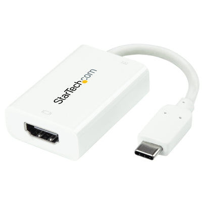 StarTech.com USB C to HDMI 2.0 Adapter with Power Delivery - 4K 60Hz U