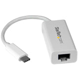 Adaptateur USB-C vers Ethernet Gigabit StarTech.com US1GC30W – Blanc – Thun