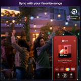 Philips Hue Festavia Globe Outdoor String Lights, White and Color Ambi