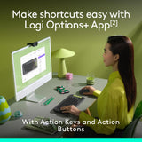 Logitech POP ICON Combo, Bluetooth Keyboard and Mouse Combo, Comfortab