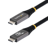 CÂBLE USB4 STARTECH DE 1,5 M (5 PI), 80 GBPS, CERTIFIÉ USB-IF, ALIMENTATION USB-C 240 W, DP2.1 8K 120HZ/4K 240HZ DP80, COMPATIBLE THUNDERBOLT 4 - BLANC USB-C