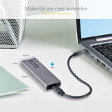 StarTech.com USB-C 10Gbps to M.2 NVMe or SATA SSD Enclosure - Tool-Fre