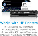 HP 305X (CE410X) Black High Yield LaserJet Cartridge Black High Yield