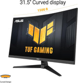 ASUS TUF Gaming 31.5” 1440P Curved HDR Gaming Monitor (VG32WQ3B) – QHD