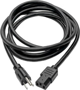 Tripp Lite Cordon d'alimentation informatique robuste 5-15P vers C13, 15A, 14 AWG, N