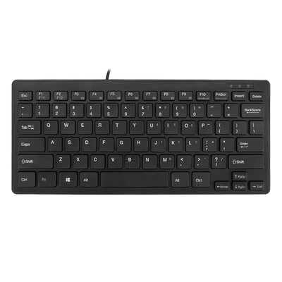 Adesso Natural Ergonomic AKB-111UB SlimTouch Mini Keyboard, Black