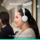 Logitech Zone Wired 2 for Business - Noise-Canceling Headset with Adap