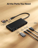 Belkin Concentrateur USB-C, Hub 7 Ports HDMI 4K @ 60Hz, SD et MicroSD
