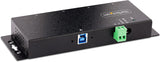StarTech.com 4-Port Industrial USB 3.0 5Gbps Hub, Rugged USB Hub with