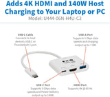 TRIPP LITE SERIES USB C MULTIPORT ADAPTER 4K60HZ HDMI