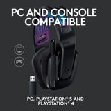 Logitech G535 Wireless Gaming Headset Black