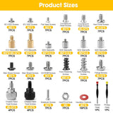 168PCS Computer Screws Kit Motherboard Screw Standoffs for Universal H