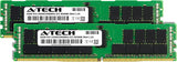 A-Tech Kit 64 Go (2x32 Go) DDR4 2400 MHz PC4-19200 ECC RDIMM 2Rx4 Double Ra
