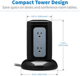 Tripp Lite Parasurtenseur Tour 6 Prises 3X USB-A 1x USB-C Câble 8ft B