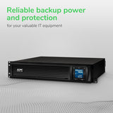 APC 1500VA Smart UPS avec SmartConnect, SMC1500-2UC onduleur rack Bat