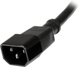 StarTech.com 10ft (3m) Power Extension Cord, C14 To C13, 10A 125V, 18A