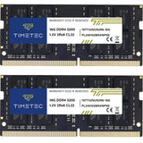 Timetec 32GB KIT (2x16GB) DDR4 3200MHz (PC4-3200AA) PC4-25600 SODIMM L