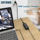 Chargeur universel USB C 45W pour Chromebook compatible avec HP Acer Lenovo