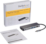 StarTech.com USB C Multiport Adapter, Portable USB-C Dock to 4K HDMI