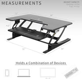 MONITOR RISER - HEIGHT ADJUSTABLE