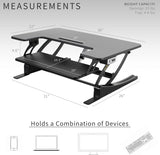 Monitor Riser Large Height Adjustable