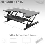 MONITOR RISER LARGE HEIGHT ADJUSTABLE