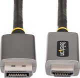 StarTech 6FT (1.8M) Dual-Displayport and USB 5GBPS KVM Cable, 4K 60HZ, DP 1.2 and USB Combo Cable for Dual-Monitor KVM Switches