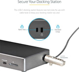 StarTech.com USB C Dock - Triple 4K Monitor USB Type-C Docking Station