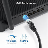 3 FT CAT6A ETHERNET CABLE - STP GRAY