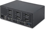 StarTech.com Commutateur KVM DisplayPort 1.4 double écran à 2 ports, 8K 60 Hz /