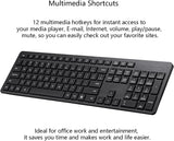 TARGUS AKB863US Wireless Mid-size Keyboard with Antimicrobial