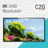Câble HDMI C2G 6pi Performance Ultra Haute Vitesse 2.1 avec Ethernet - 8K 60