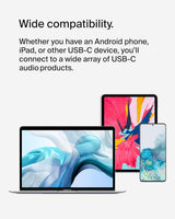Belkin Rockstar™ audio 3,5 mm avec adaptateur de charge USB-C inclus, USB-C