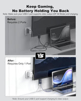 9.8FT USB C to HDMI Cable 4K 60 with HDR10 USB-C to HDMI Monitor