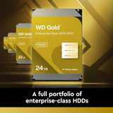 Western Digital 8TB WD Gold Classe Entreprise Disque Dur Interne - 720